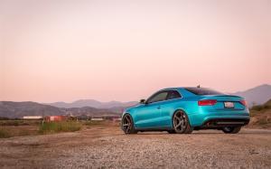 Audi S5 Coupe on Carbon Graphite Vorsteiner Wheels (V-FF 104) 2016 года 